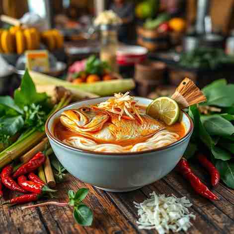 Mohinga - Fish Soup Recipe